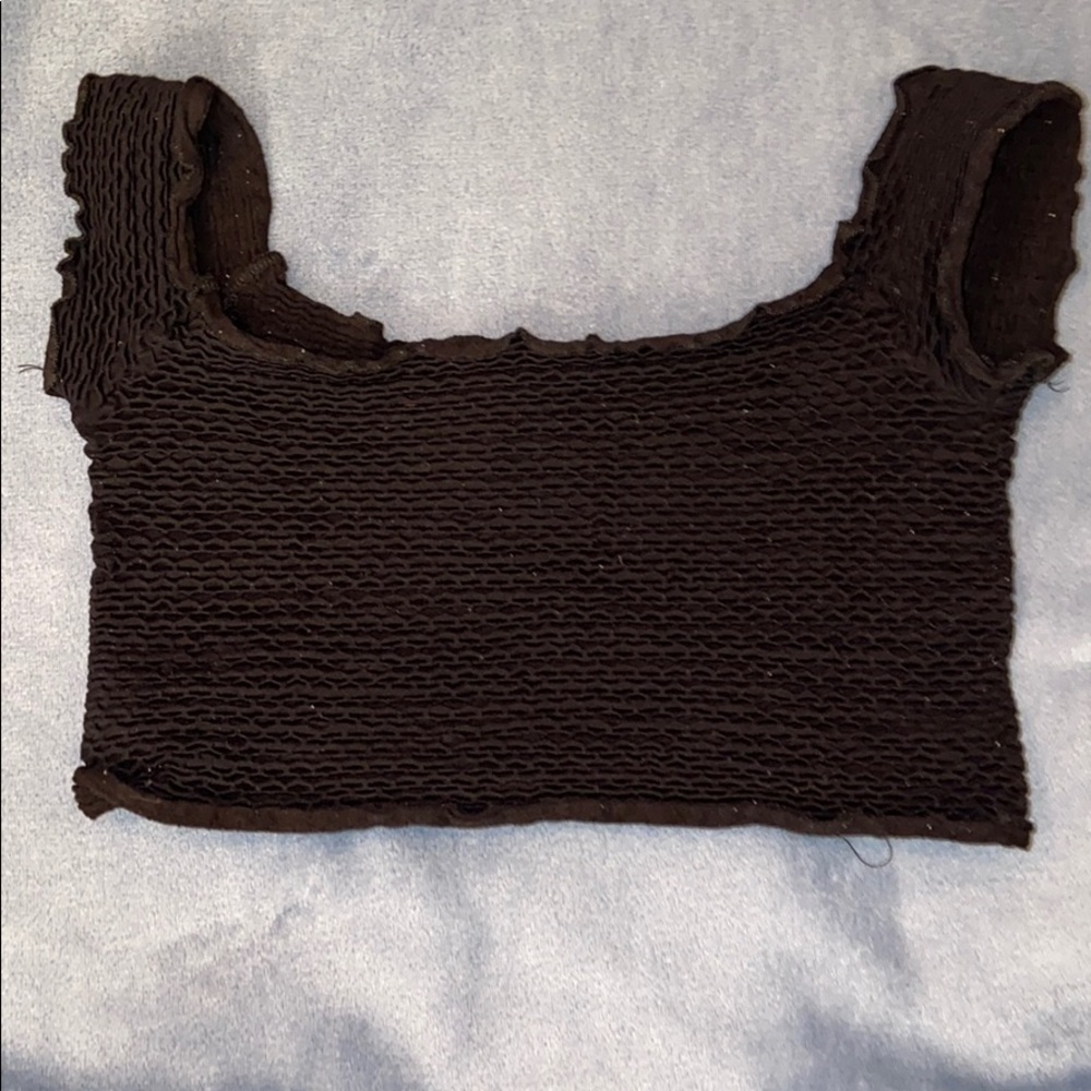 Free People Smock Cropped Top
